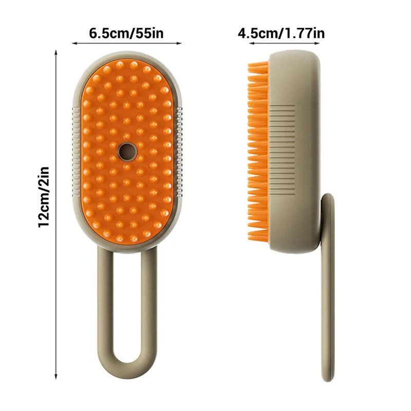 ⚡3-in-1 Huisdier Stoomverzorgingsborstel – De Ultieme Borstel voor Katten en Honden