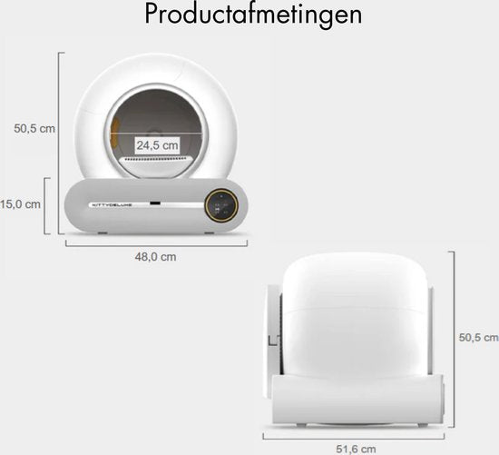 ⚡KittyDeluxe - Zelfreinigende Kattenbak