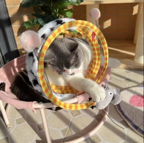 Fofos Safari Spiral Cat Tunnel