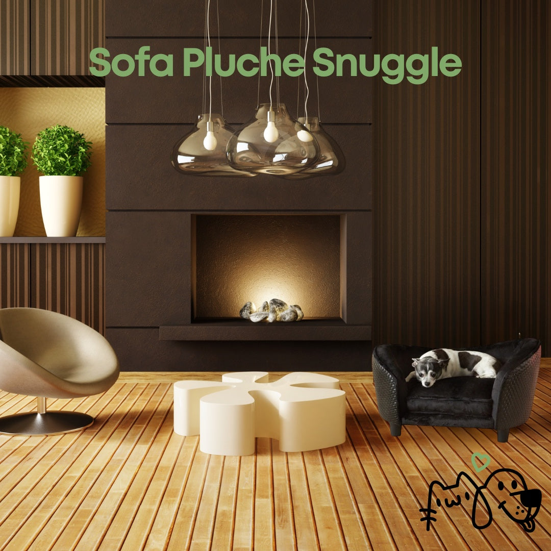 Enchanted Hondenmand Sofa Ultra Pluche Snuggle Wicker