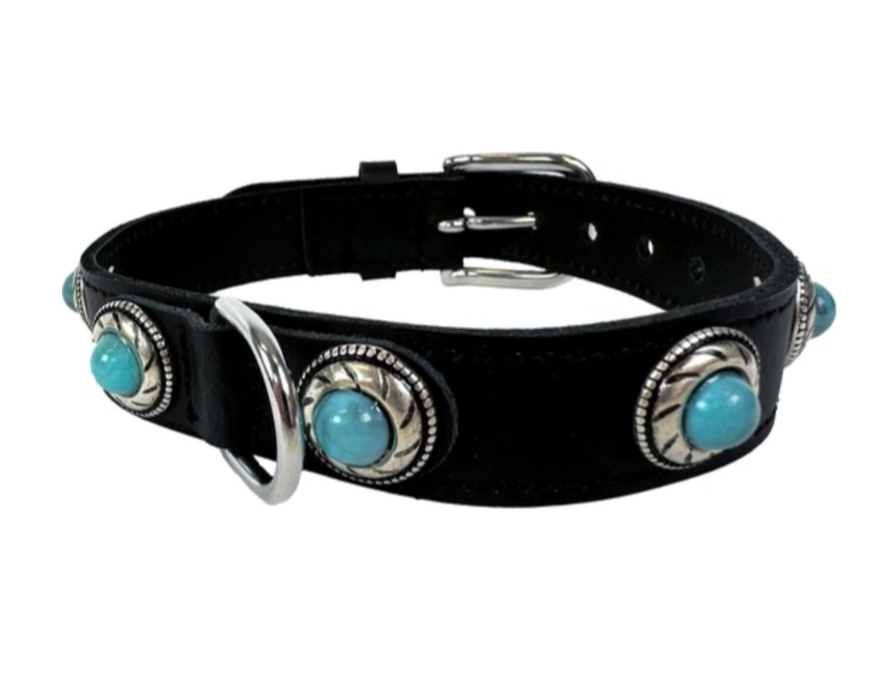 Sazzz Halsband Hond Adventure Stone Classic - Ibiza Style - Zwart