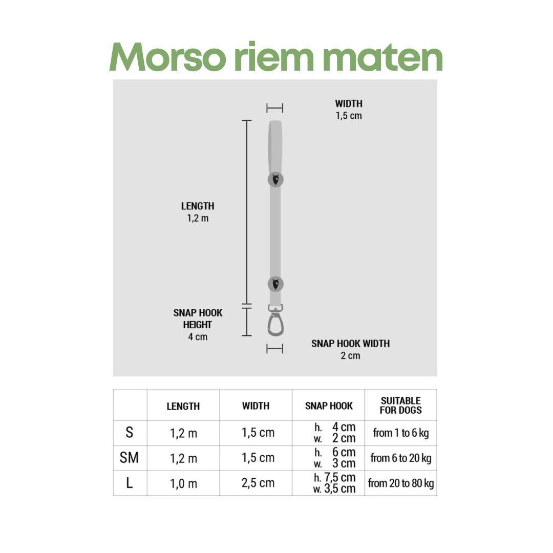 Morso Inked Hondenriem
