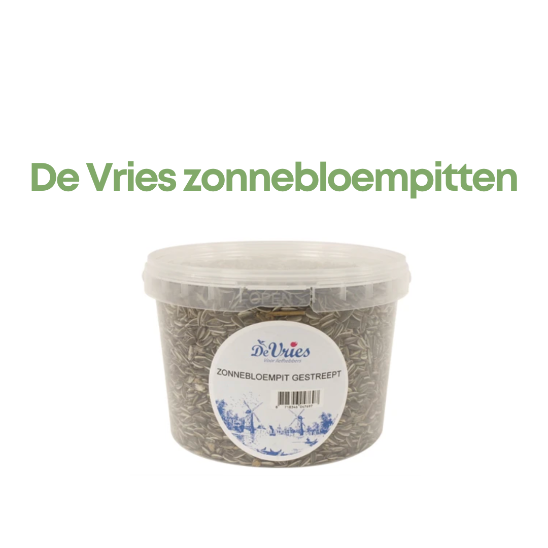 De Vries Zonnebloempit Gestreept