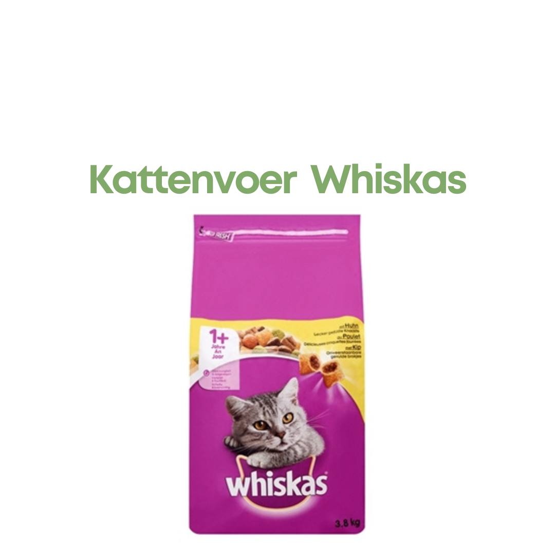 Whiskas Droog Adult Kip 3,8kg