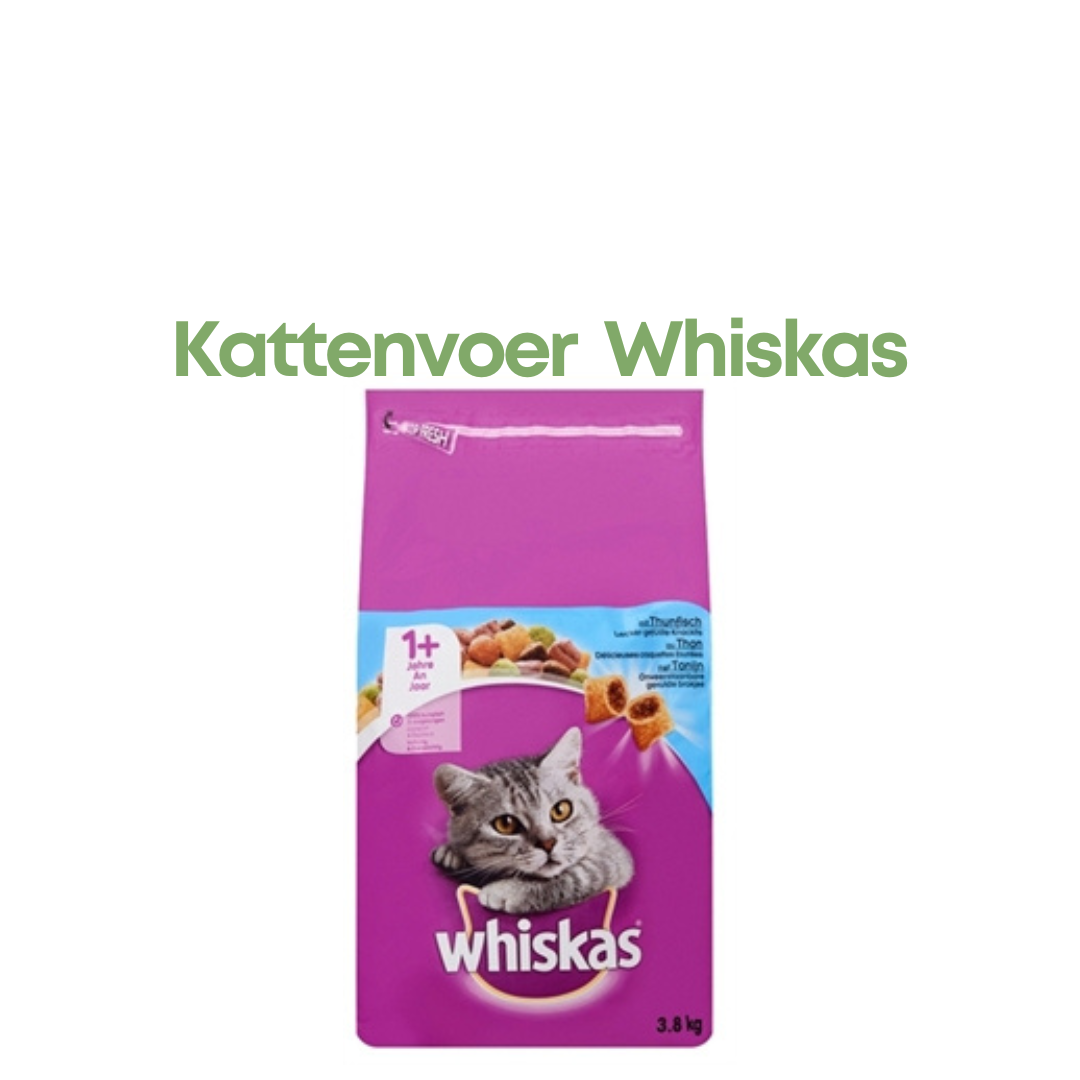 Whiskas Droog Adult Tonijn 3,8kg