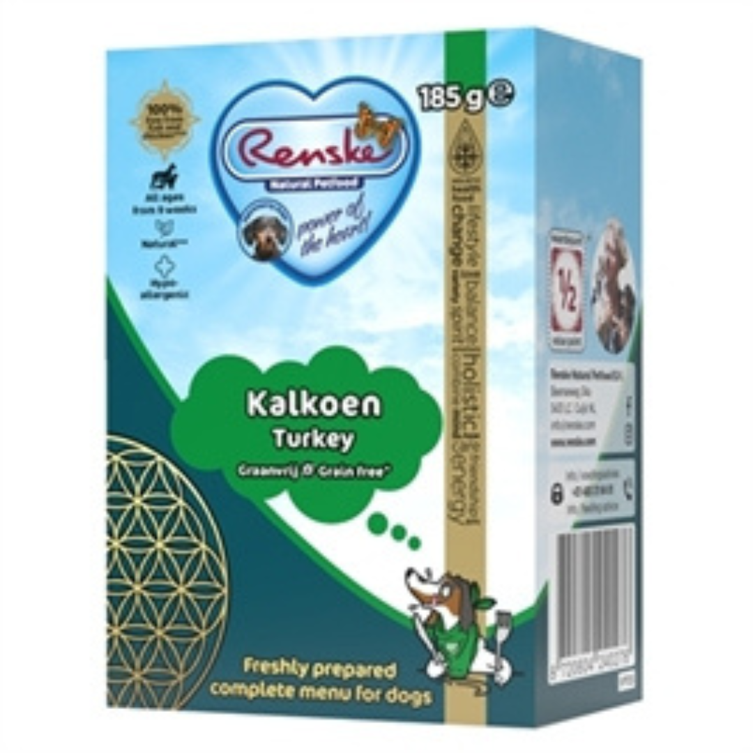 Renske Vers Bereide Maaltijd Kalkoen Graanvrij - 24 x 185 gr