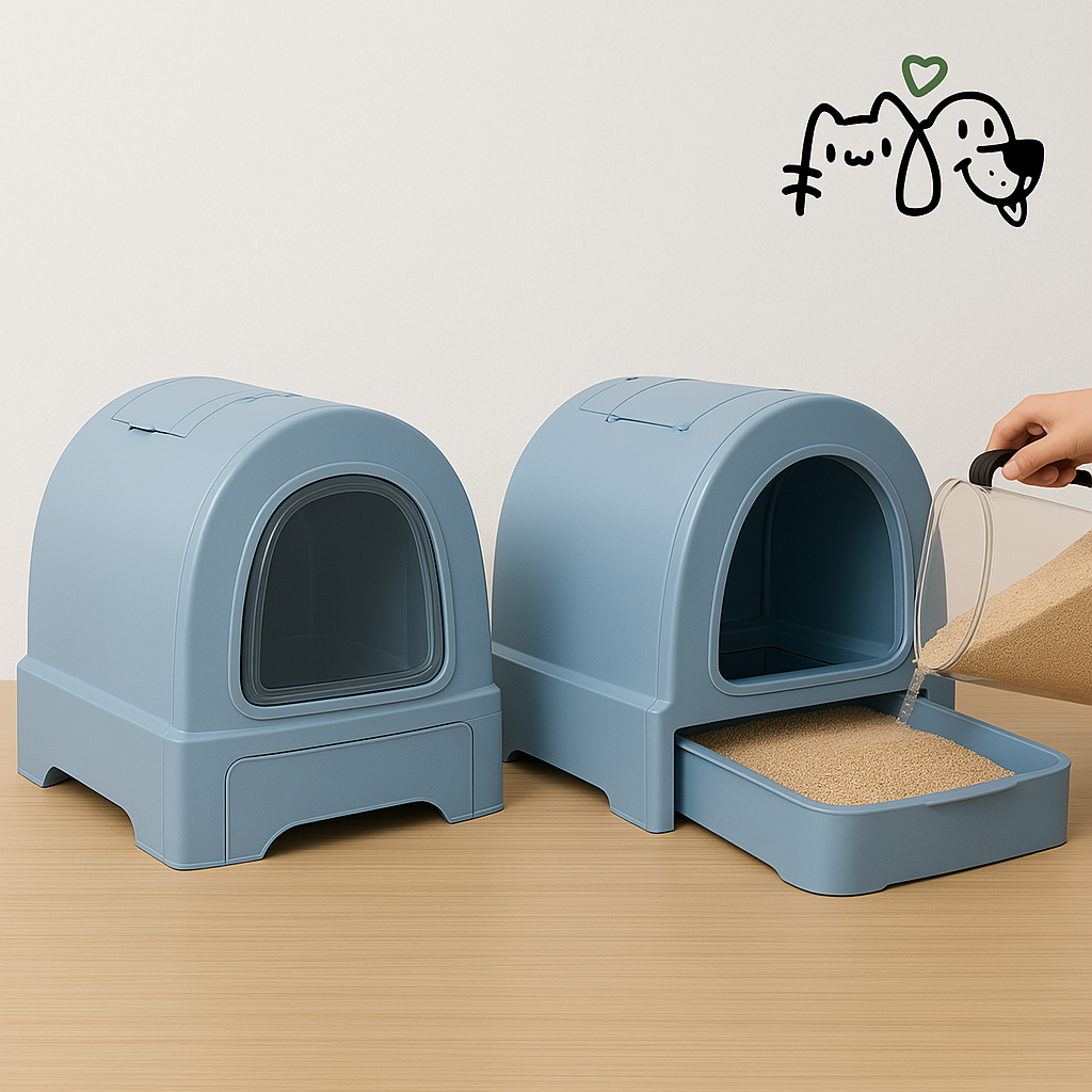 Imac Kattenbak Zuma - uitschuifbare gritbak