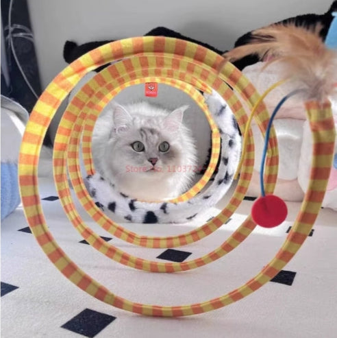 Fofos Safari Spiral Cat Tunnel