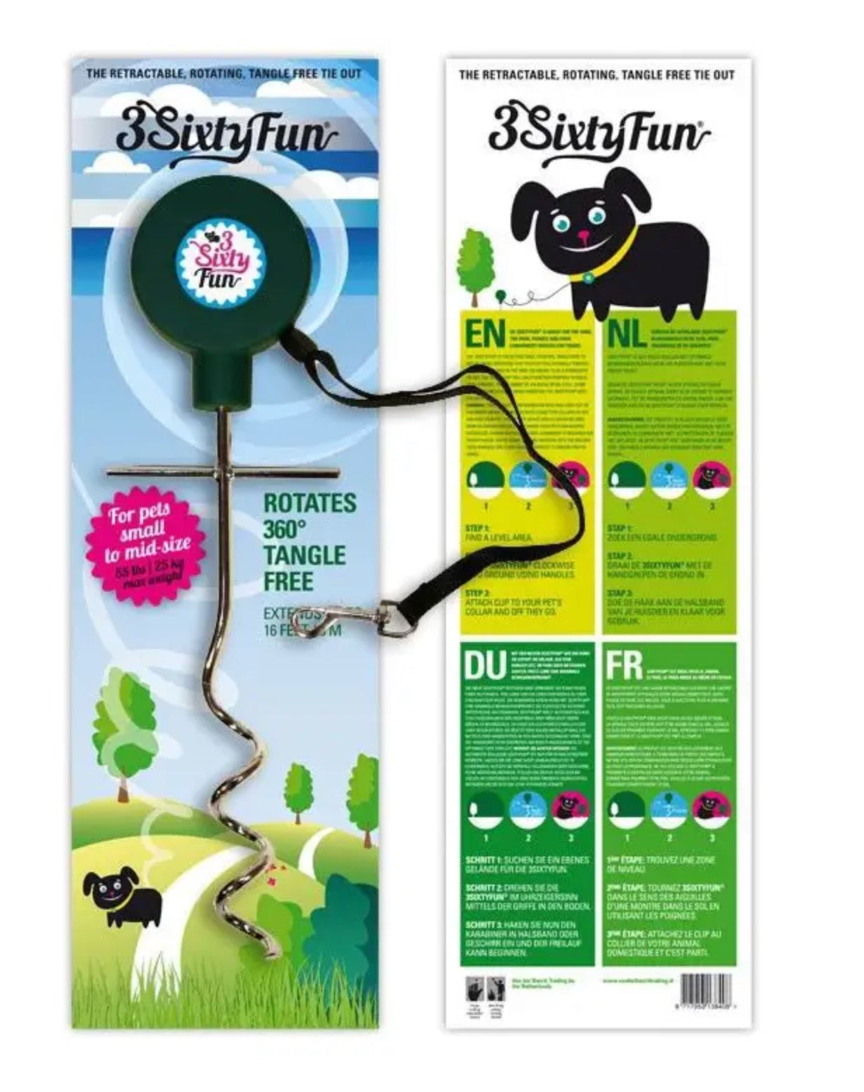 3 Sixtyfun Roterende Campingset 5 Mtr