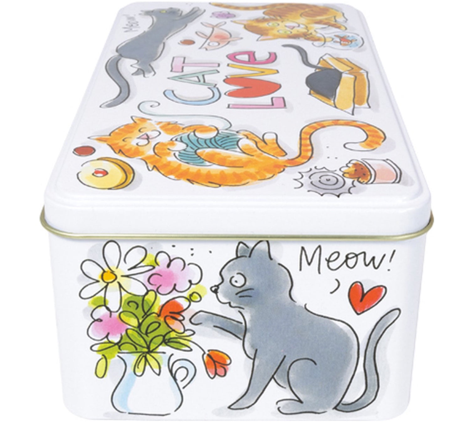 🩷 Blond Amsterdam Bewaarblik Cat Lover - 19,5 x 10,5 x 7 cm