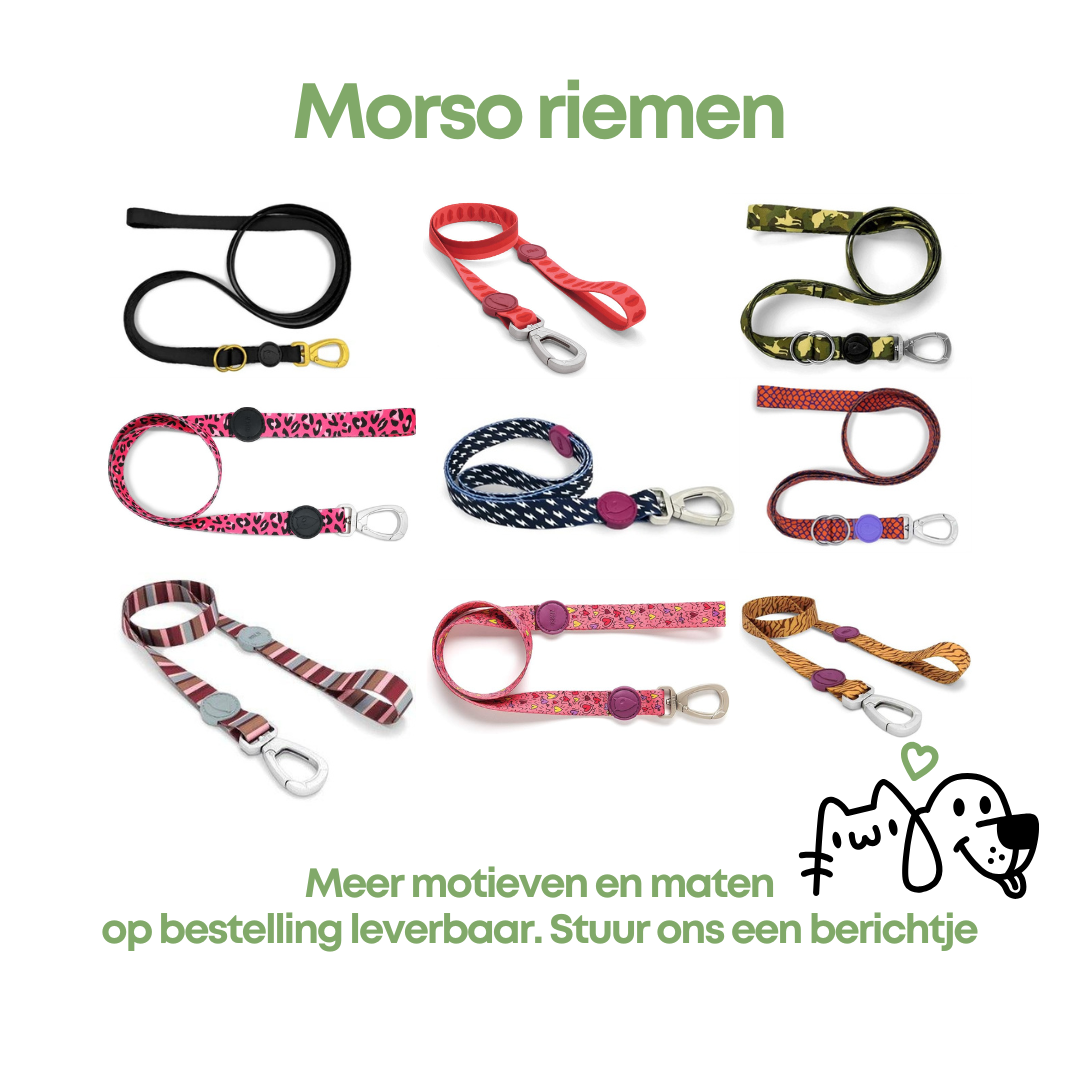 Morso Inked Hondenriem