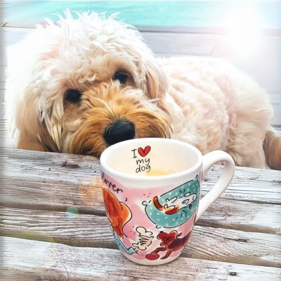 🩷 Blond Amsterdam Mini Mok Dog Lover 200ml