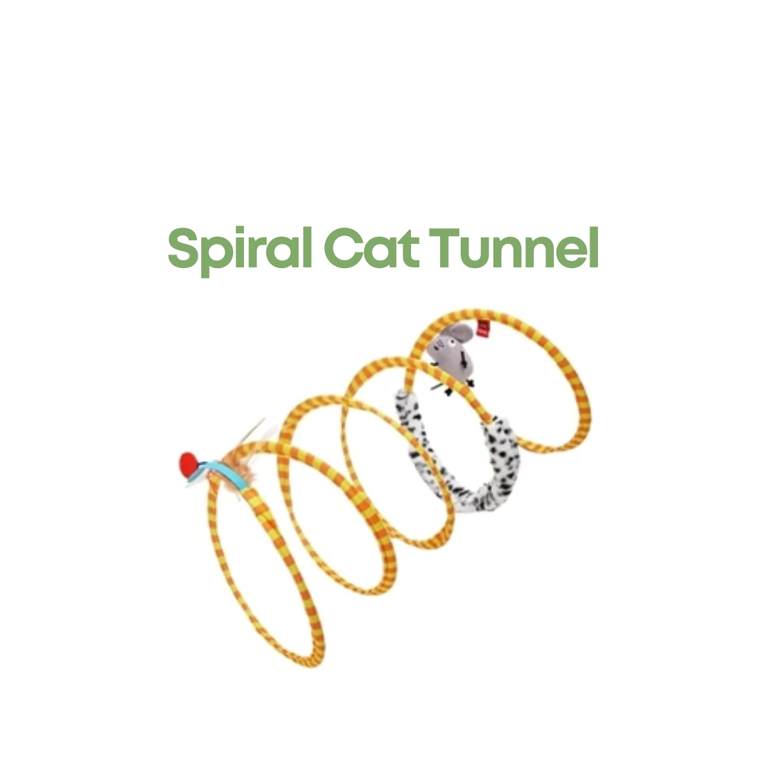 Fofos Safari Spiral Cat Tunnel