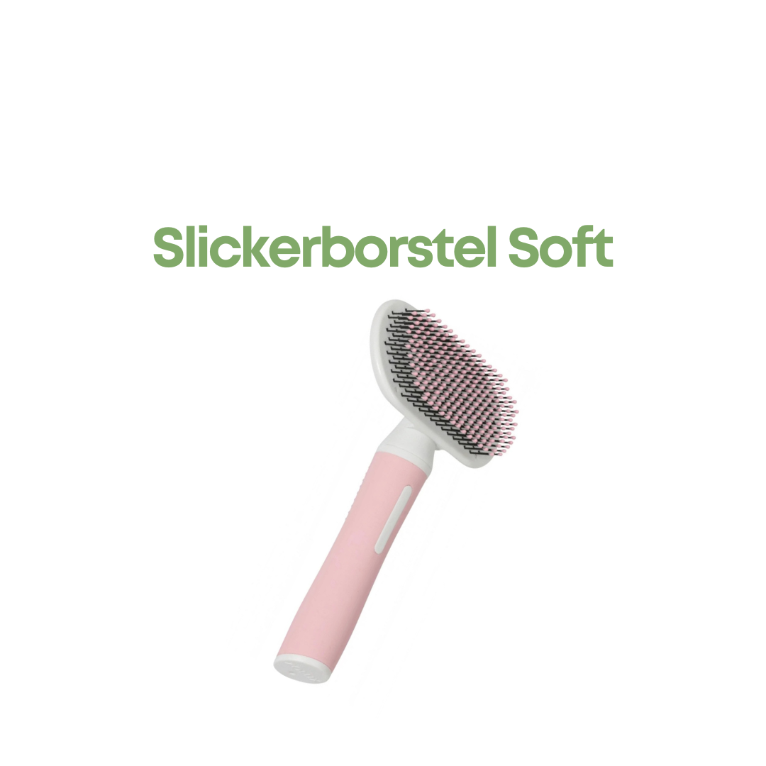 ZOLUX ANAH SLICKERBORSTEL SOFT ROZE / WIT