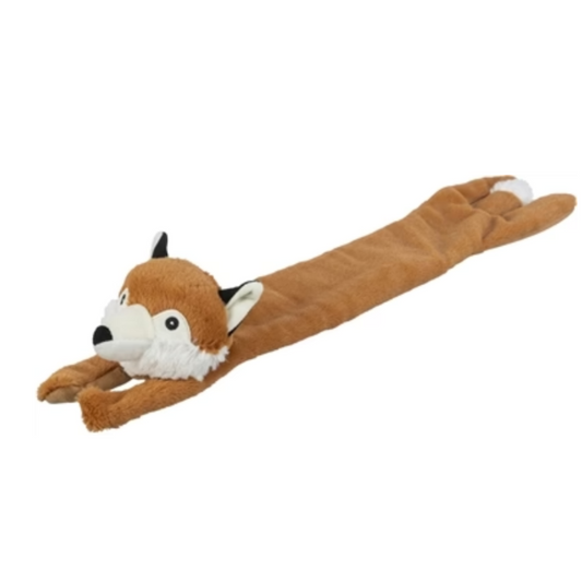 Trixie Be Eco Hangende Vos Met Geluid En Folie Gerecycled