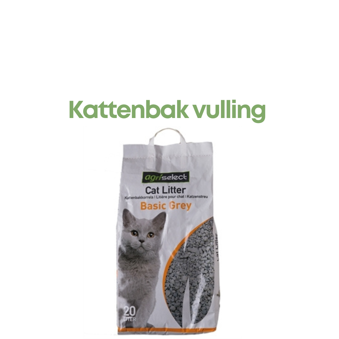 Agriselect Basic Grey Kattenbakvulling