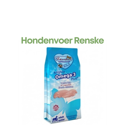 Renske Mighty Omega Plus Adult/Senior Kip/Rijst
