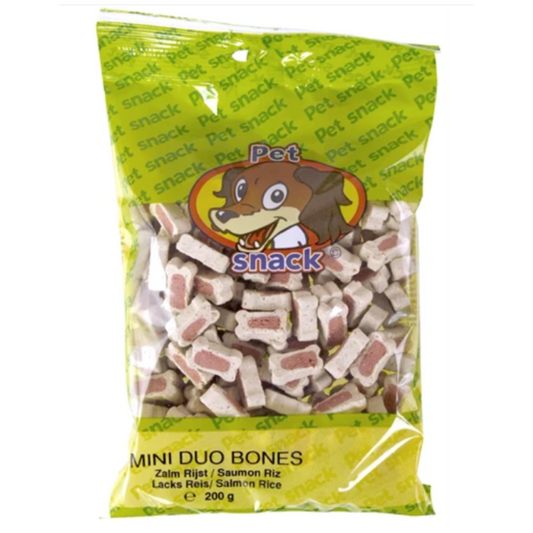 Petsnack Botjes Duo Zalm / Rijst 14 ST van 200GR