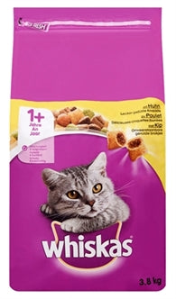 Whiskas Droog Adult Kip 3,8kg